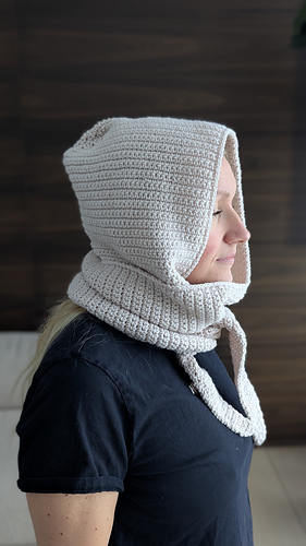 hooded scarf crochet pattern
