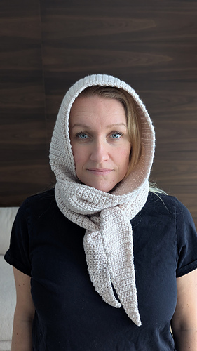 hooded scarf crochet pattern