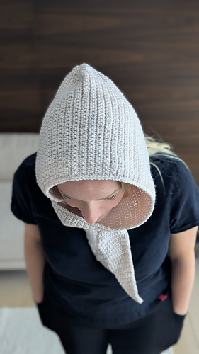 hooded scarf crochet pattern