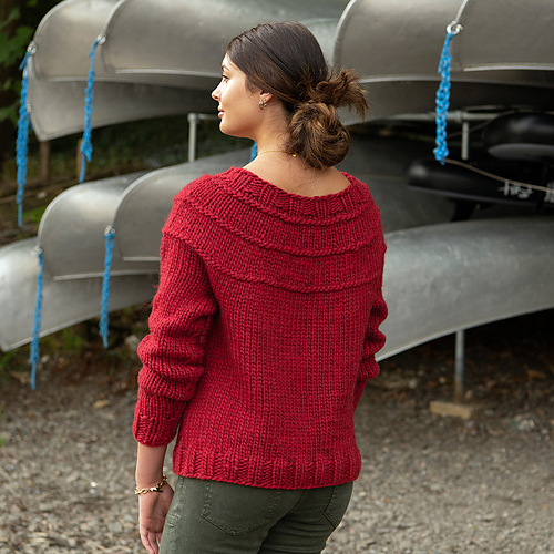 Ravelry Purls of Wisdom Sweater (Super Bulky) pattern by The Fibre Co.