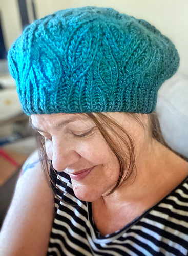 Ivy Crochet Beret - TheLaughingLamb
