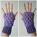 Reversible Lily's Fingerless Gloves pattern 