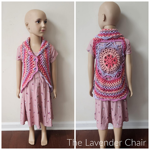 Starburst Mandala Circular Vest Kids