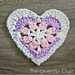 Heart Coaster pattern 
