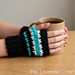 Houndstooth Fingerless Gloves pattern