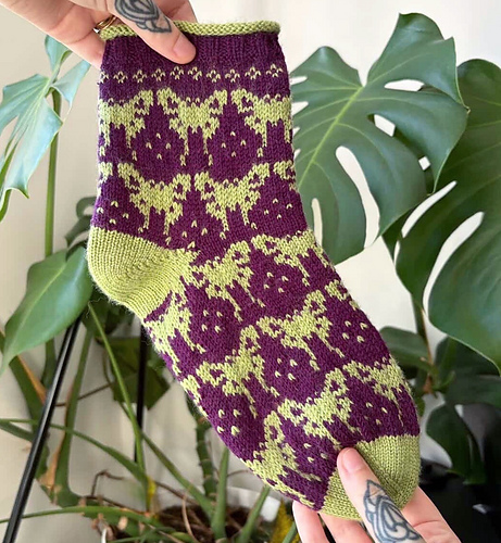 The Luna Moth Socks