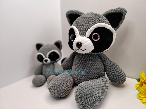 Ricky the Raccoon Plushie - Carrine Ng