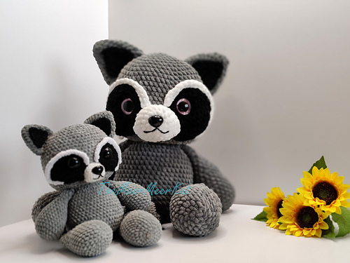 Ricky the Raccoon Plushie - Carrine Ng