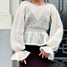 Bella Peplum Sweater pattern