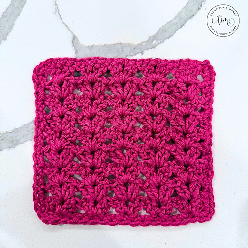 May Flowers Dishcloth