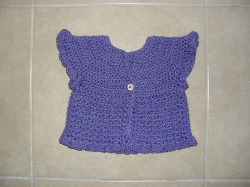 Just Peachy - Crochet Baby Jacket photo 10