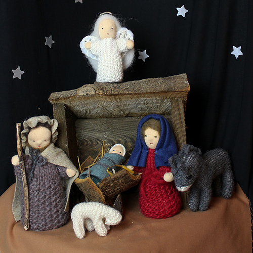Ravelry Nativity Characters with Doll Faces pattern by The Yarn Genie