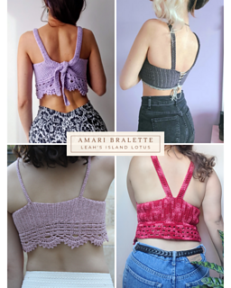 Make a closed back or an open back with ties and even a lace-up back