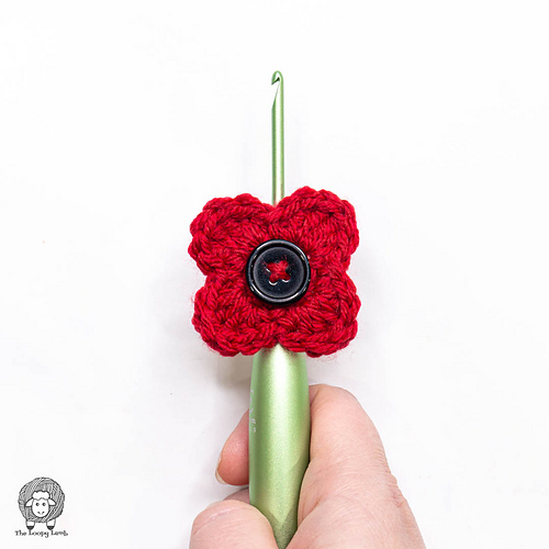 Easy Crochet Poppy photo 2