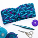 In the Current Mosaic Crochet Headband pattern 