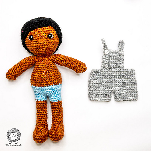 Ravelry: Amigurumi Overall Shorts pattern by Ashley Parker
