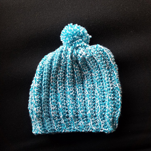 Ravelry Crochet Knit Look Hat pattern by Crochet with Clare