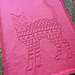 Textured Cat Blanket pattern 