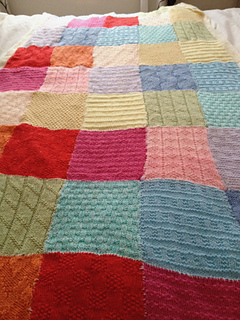 Patchwork Blanket Pattern By Knit Sew Make