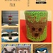 Woodland Friends Drink Sleeve Pack pattern 