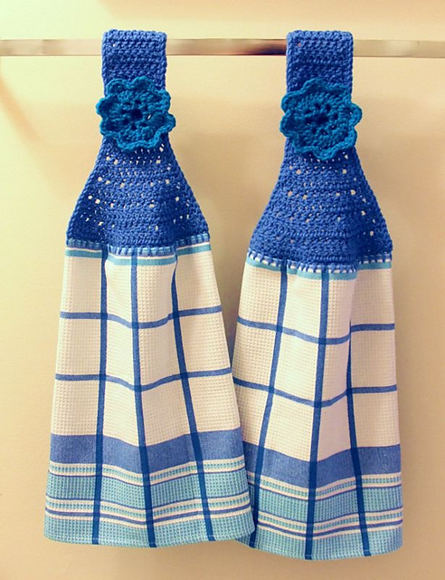 Ravelry: Crocheted Towel Topper with Holiday Variations pattern by ...