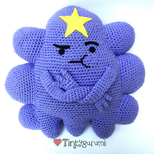 Ravelry Adventure Time Lumpy Space Princess Pillow pattern by Tinkygurumi