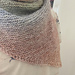 Rainbow warm shawl pattern 