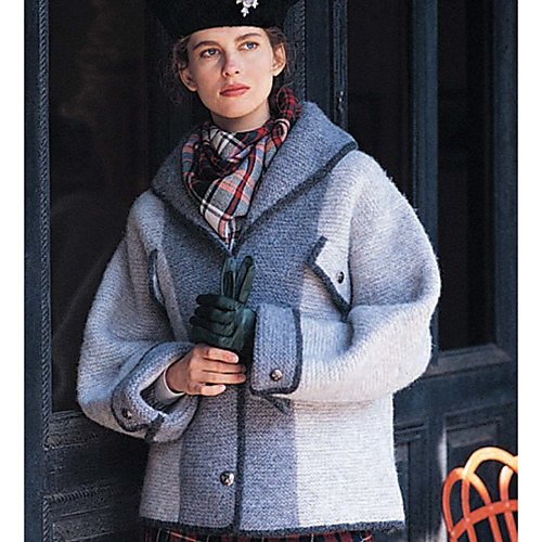 Ravelry 26 Felt Shawl Collar Jacket pattern by Deborah Newton