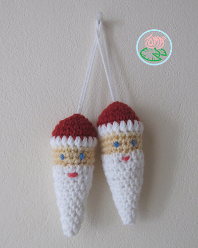 Amigurumi Santa Claus Ornament photo 1