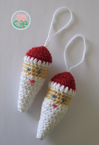 Amigurumi Santa Claus Ornament photo 3