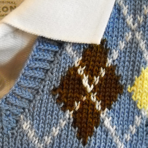 Baby Argyle Vest - Sherrie Kibler