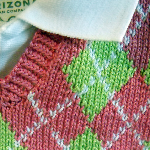 Baby Argyle Vest - Sherrie Kibler