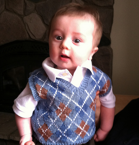 Baby Argyle Vest - Sherrie Kibler