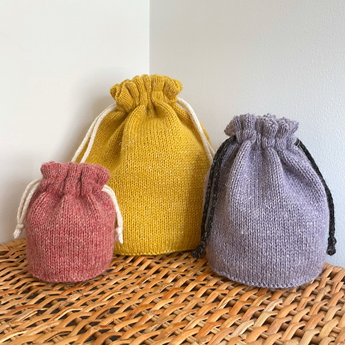 ★TOUT Y EST★ Cotton Knit Net Bag Pouch VIAGE7050 1C98A58C-5555-4FDE-ADBA-