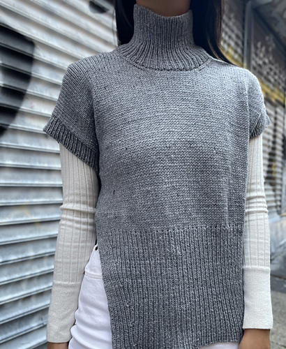 MATSUFUJI Raven Pattern Knit Vest サイズ3 MATSUFUJI [ Raven Pattern Crew Neck Knit ] BGE×BLU | ロイド