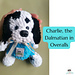 Charlie, the Dalmatian in Overalls pattern 