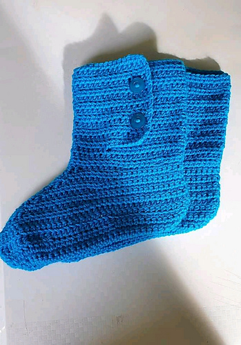 Crochet Adult Boots / Slippers - Sulaimon Toyyibah