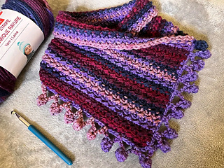 Fast and easy crochet cowl pattern