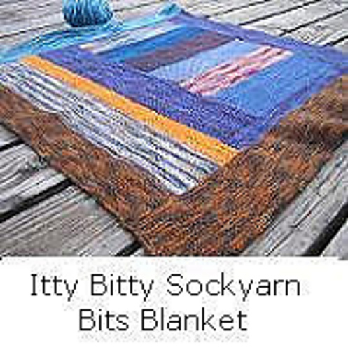 Itty Bitty Sock Yarn Bits Blanket photo 6