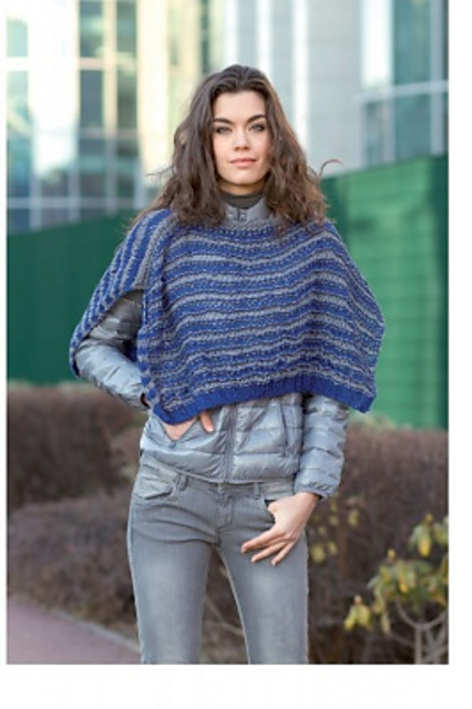 Poncho A Righe Alba main image 1