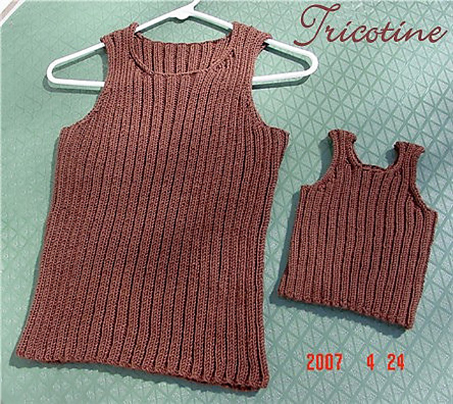 Ravelry: Toddler Tank Top pattern by Tricotine