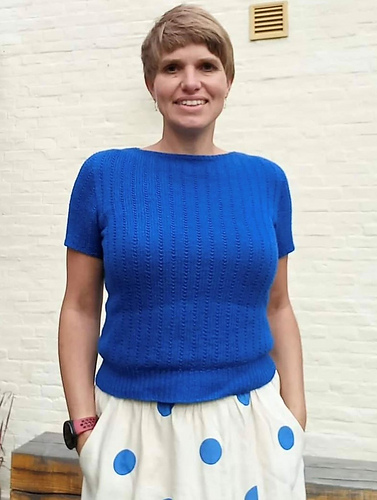 Sommerfuglstrikk Tee - Trine knitwear