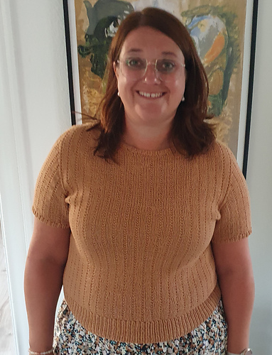 Sommerfuglstrikk Tee - Trine knitwear
