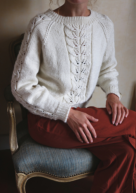 Ravelry: cherry blossom sweater pattern 