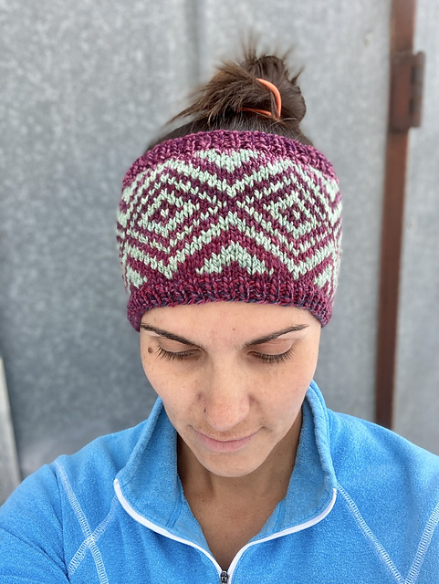 knit headband in the round