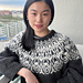 Monochrome Vintage Sweater pattern