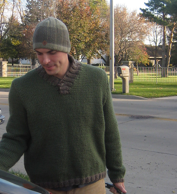 Ravelry Shawl Collar Sweater pattern by Martin Storey