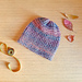 Loom Knit Twisted Fall Hat pattern 