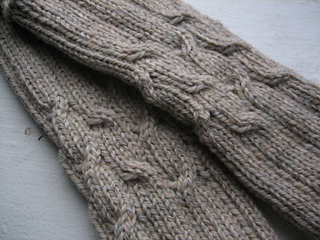 Jen's Cabled Mitts