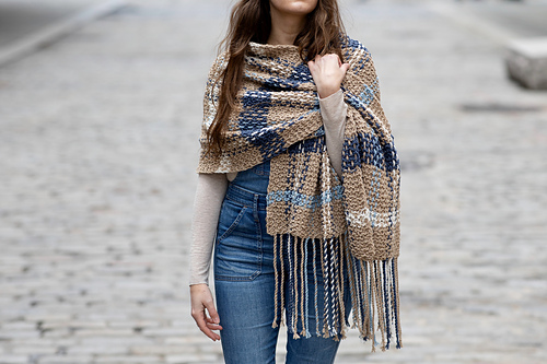 Waterbury Plaid Blanket Scarf photo 9